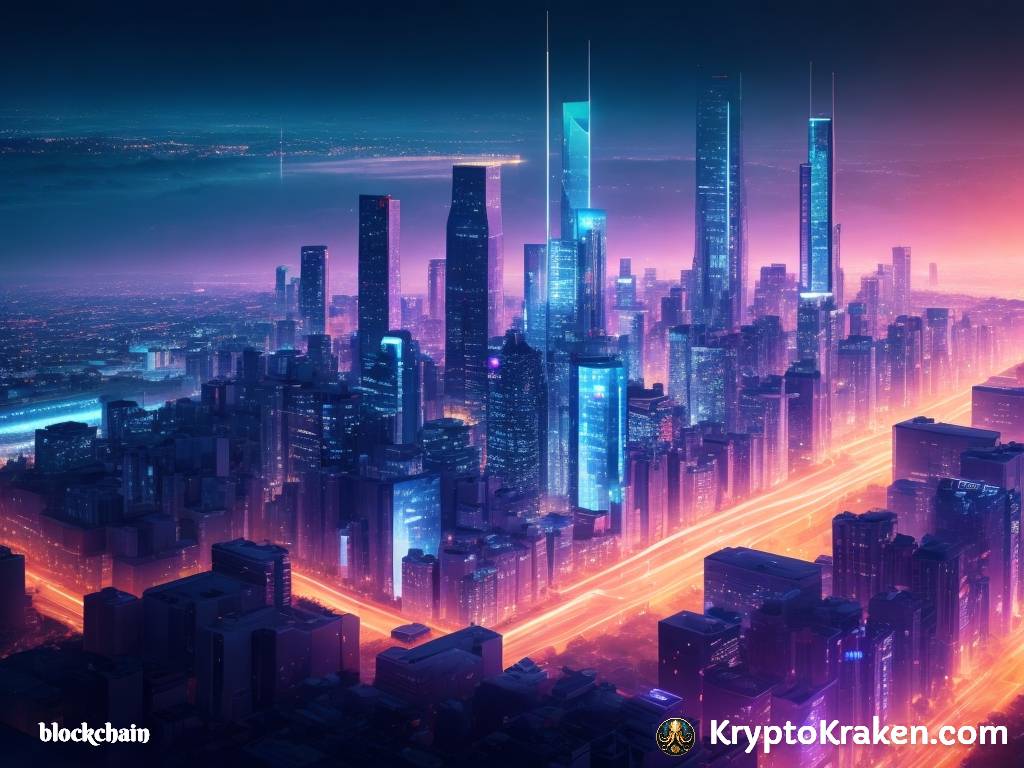 cityscape representing blockchain use cases