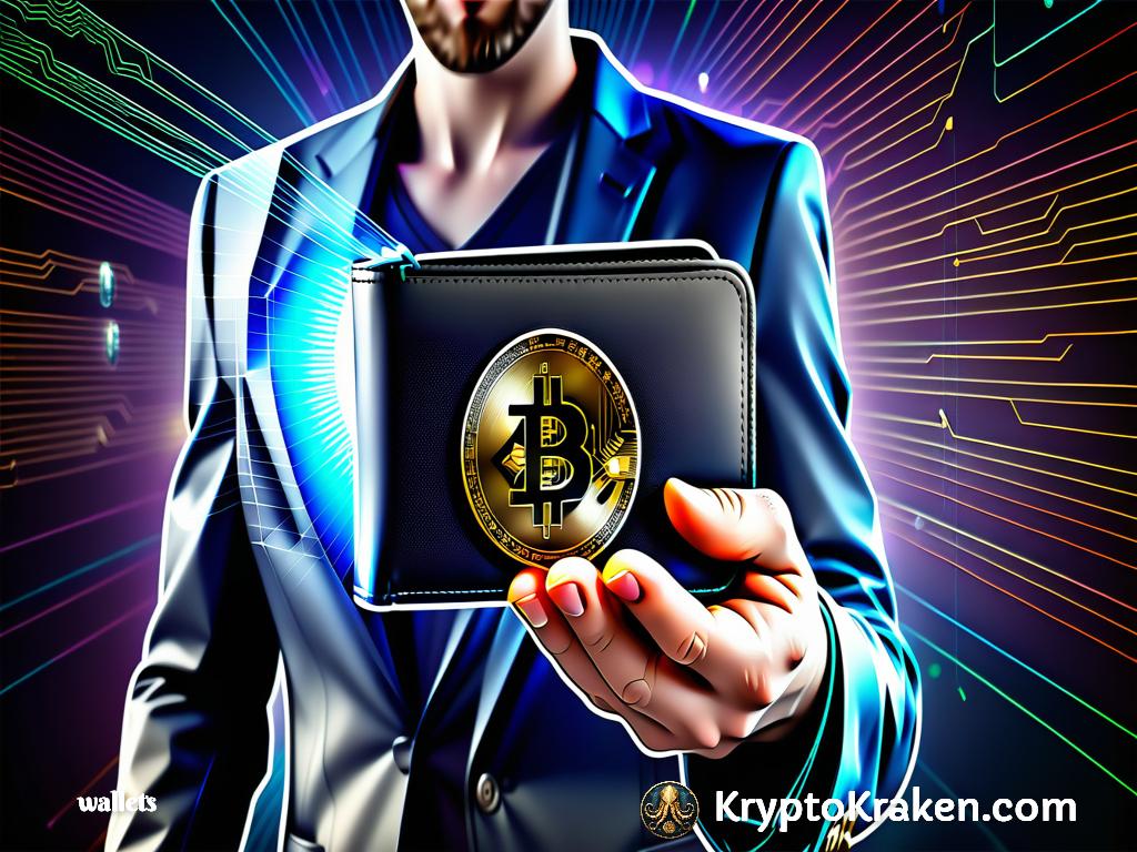 man holding digital wallet represents crypto security 101