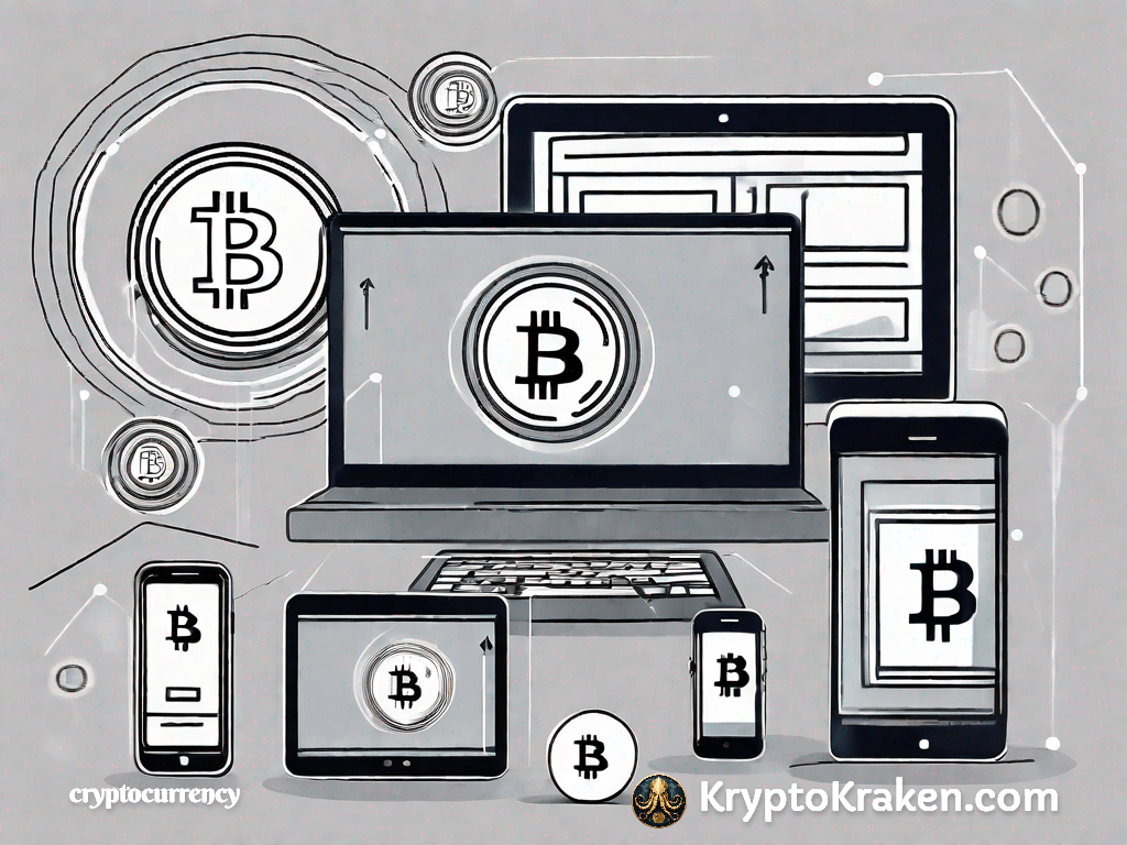 computer screens, bitcoin symbols represent How do I Choose a Cryptocurrency Exchange