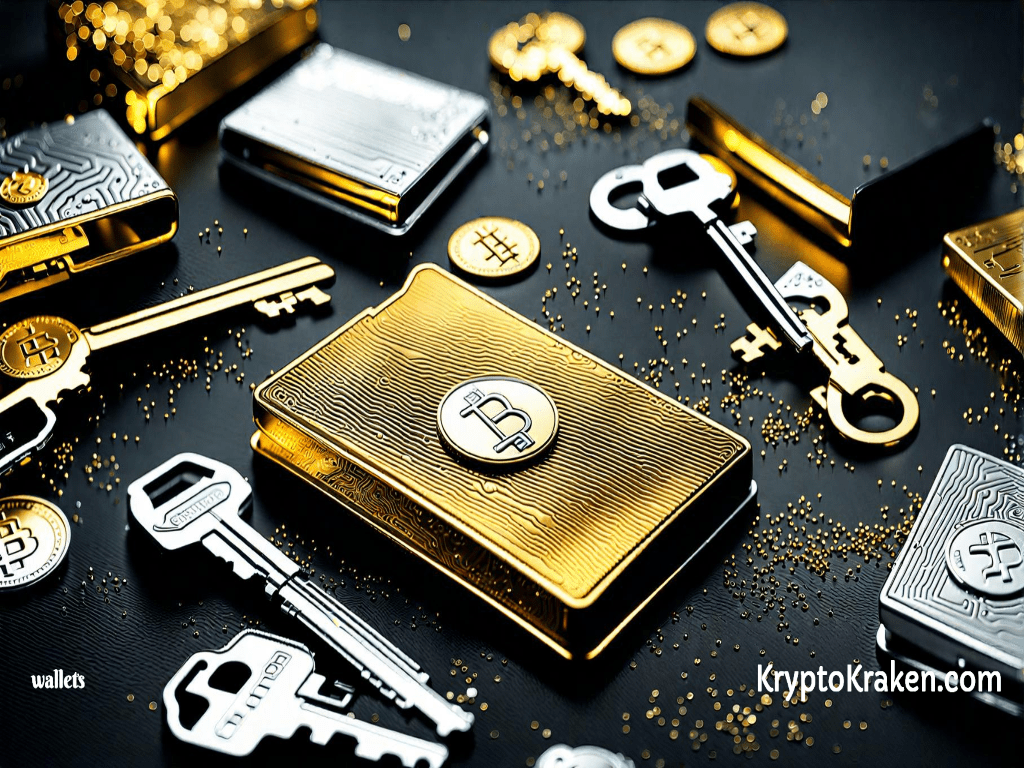 wallet and keys image represents Exploring the Different Types of Cryptocurrency Wallets