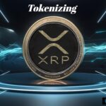 XRP token on a futuristic digital background representing tokenization