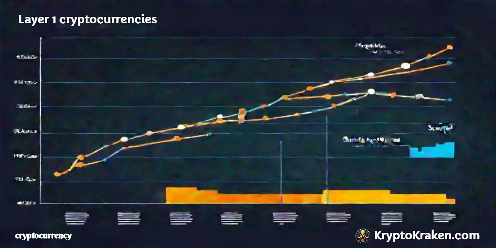 bar graph represents layer 1 cryptocurrencies