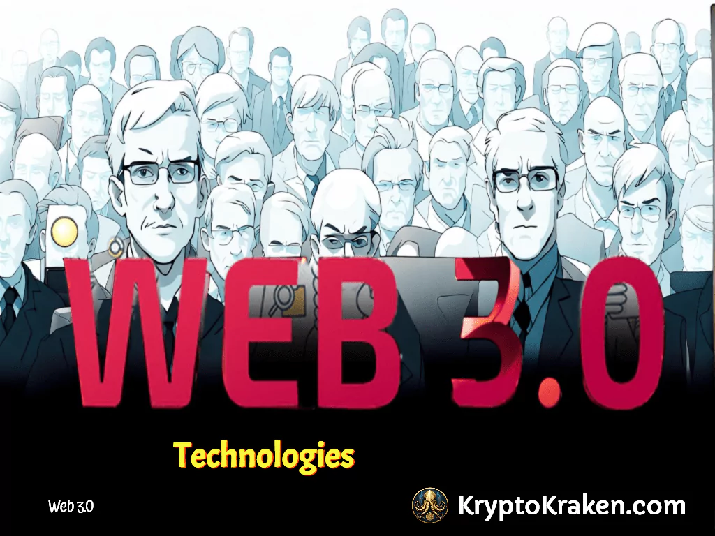 picture of people and web 3.0 technologies on it